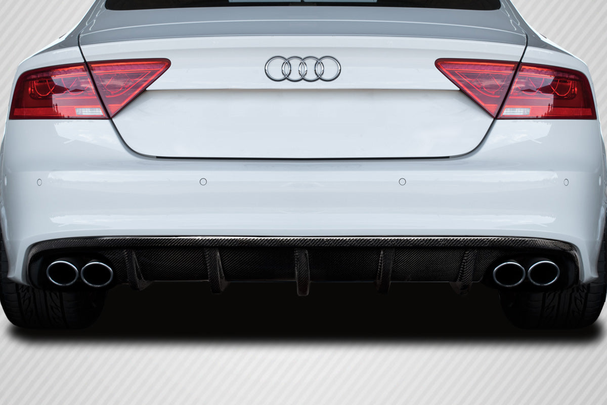 2012-2015 Audi S7 DTM Style Rear Diffuser - Carbon Fiber