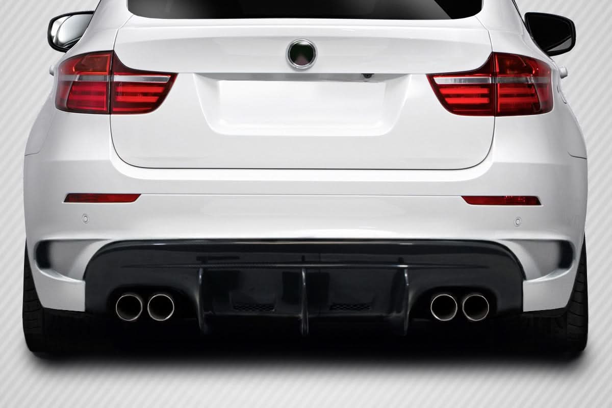 2008-2014 BMW X6M AK-M Style Rear Diffuser - Dry Carbon