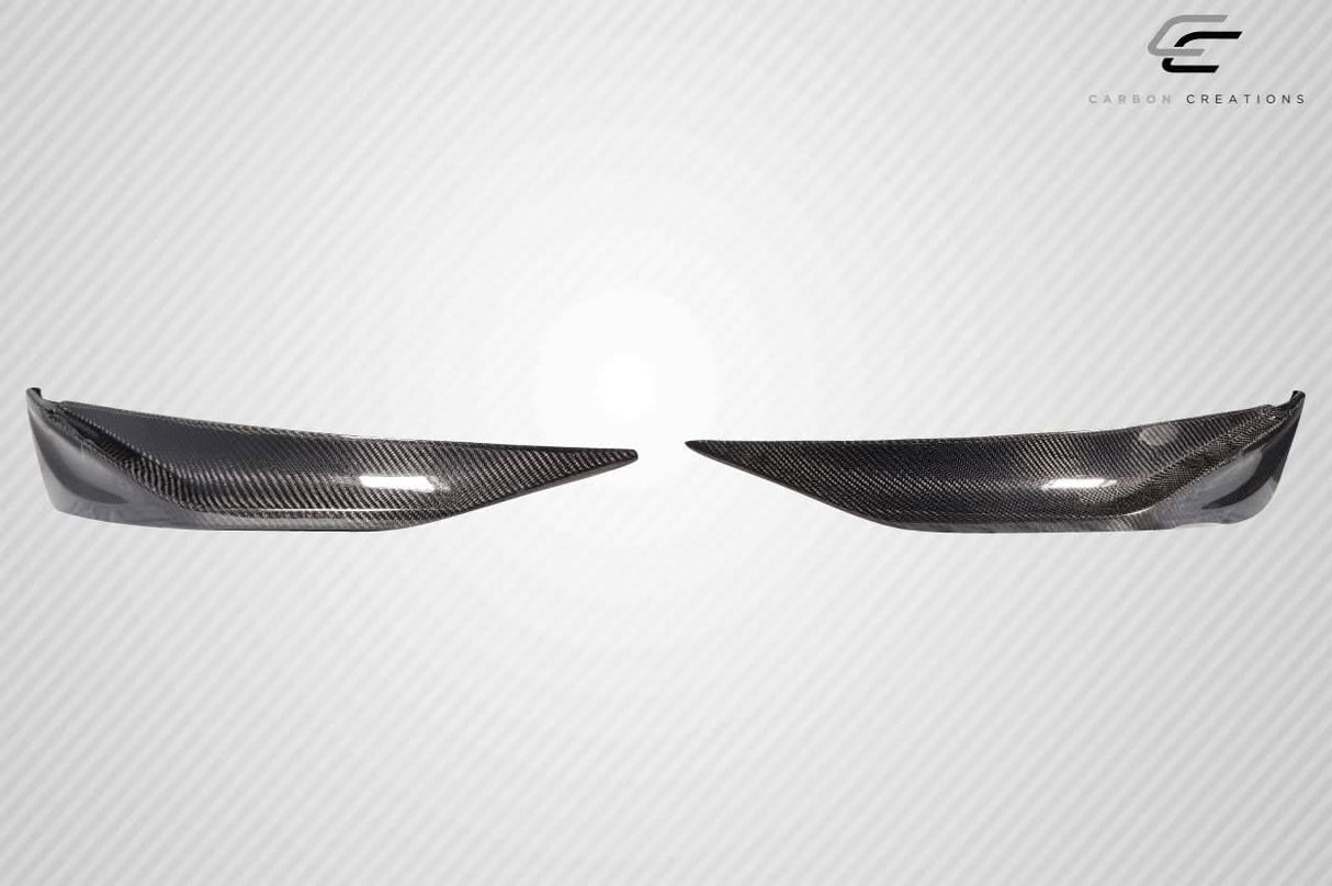 2011-2013 Kia Optima MC Style Front Lip Add Ons - Carbon Fiber