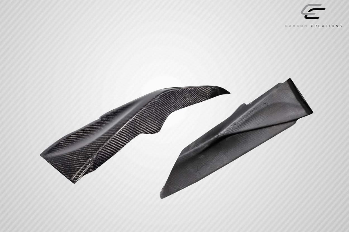 2011-2013 Kia Optima MC Style Front Lip Add Ons - Carbon Fiber
