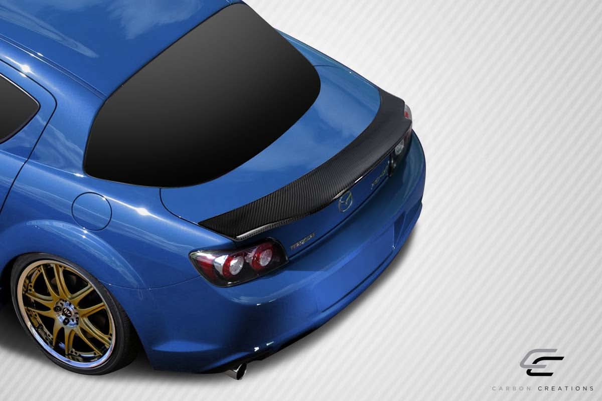 2004-2011 Mazda RX-8 DriTech Darkforce Style Wing Spoiler - Carbon Fiber