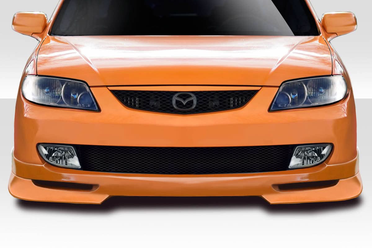 2001-2003 Mazda Protege Razor Style Front Lip - 1 Piece - FRP
