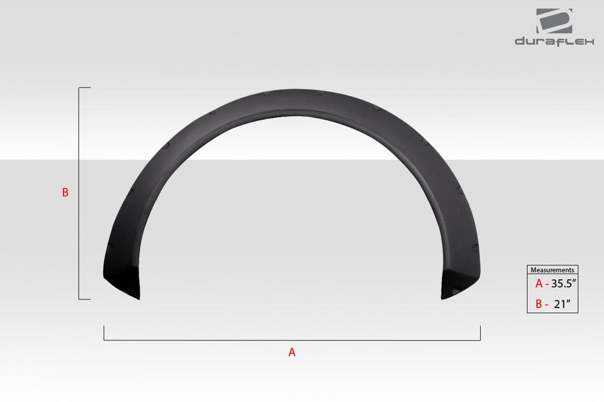 Universal Glider V1 Style Fender Flares - 2 Piece - FRP