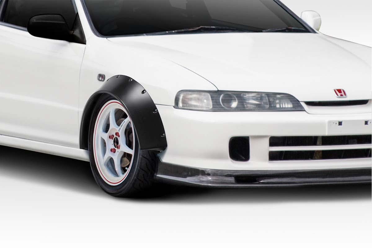 Universal Glider V2 Style 4.7" Fender Flares - 2 Piece - FRP