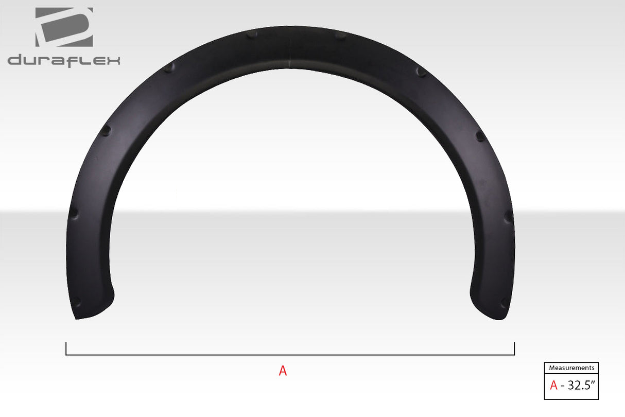 Universal Duraflex New Type 1.6" Fender Flares - 2 piece