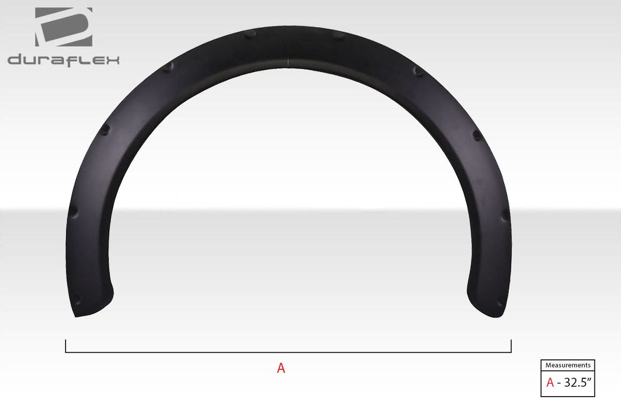 Universal New Type Style 1.6" Fender Flares - 2 Piece - FRP