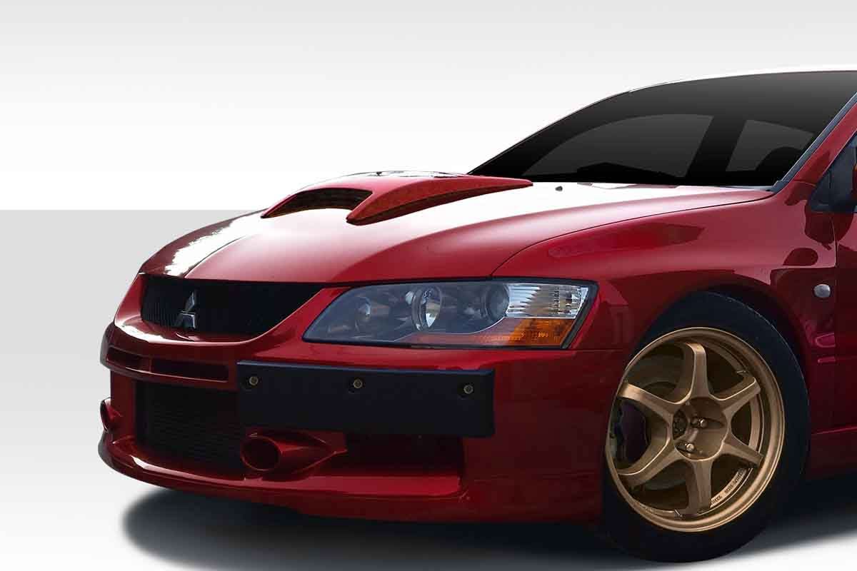 Universal Ram Air Type 6 Style Hood Scoop - 1 Piece - FRP
