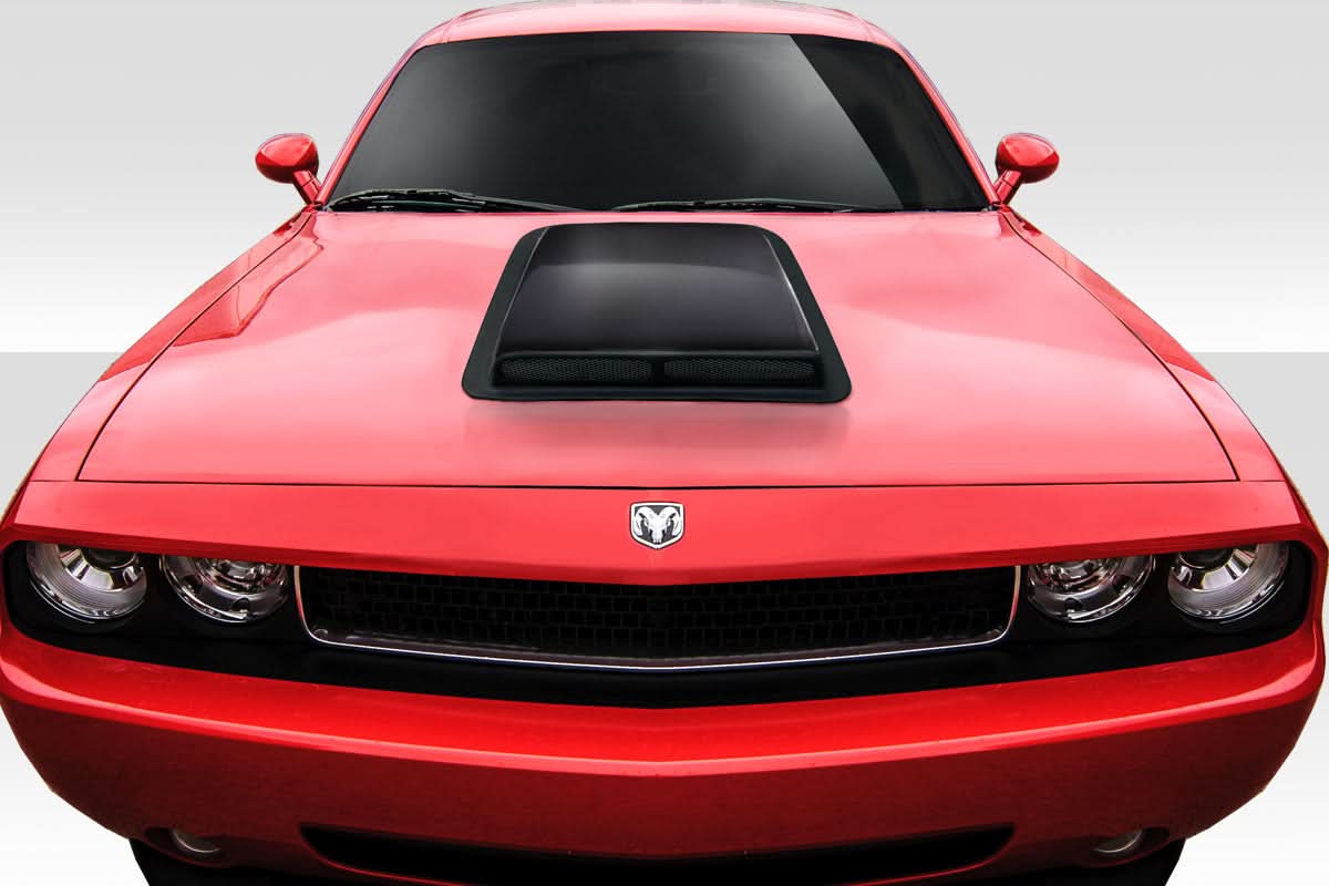 Universal MPR Style 6 Hood Scoop - 1 Piece - FRP