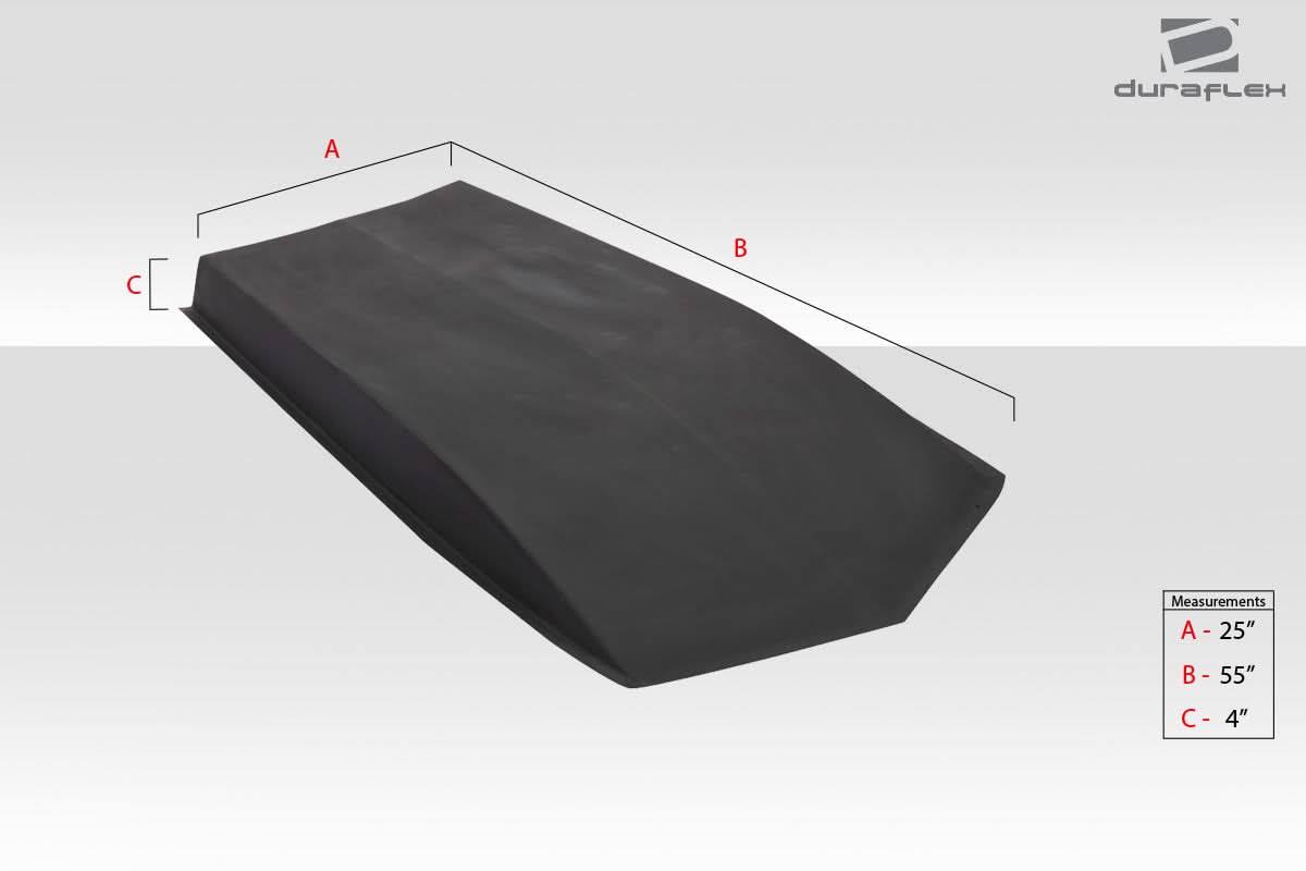 Universal 4" Hood Cowl - 1 Piece - FRP