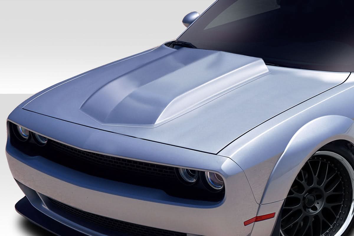 Universal 4" Hood Cowl - 1 Piece - FRP