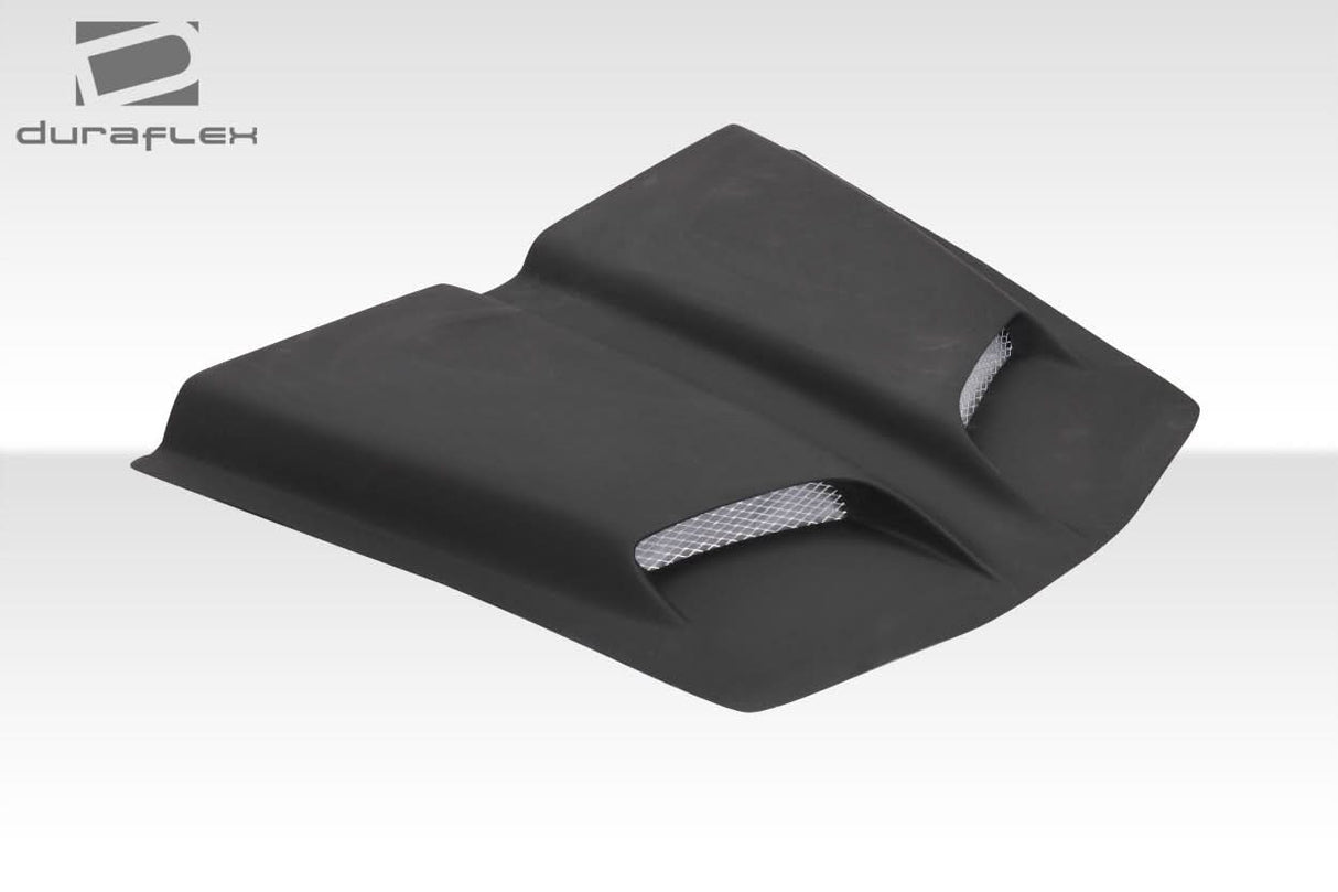 Universal Feed Dual Ram Air Hood Scoop - 1 Piece - FRP