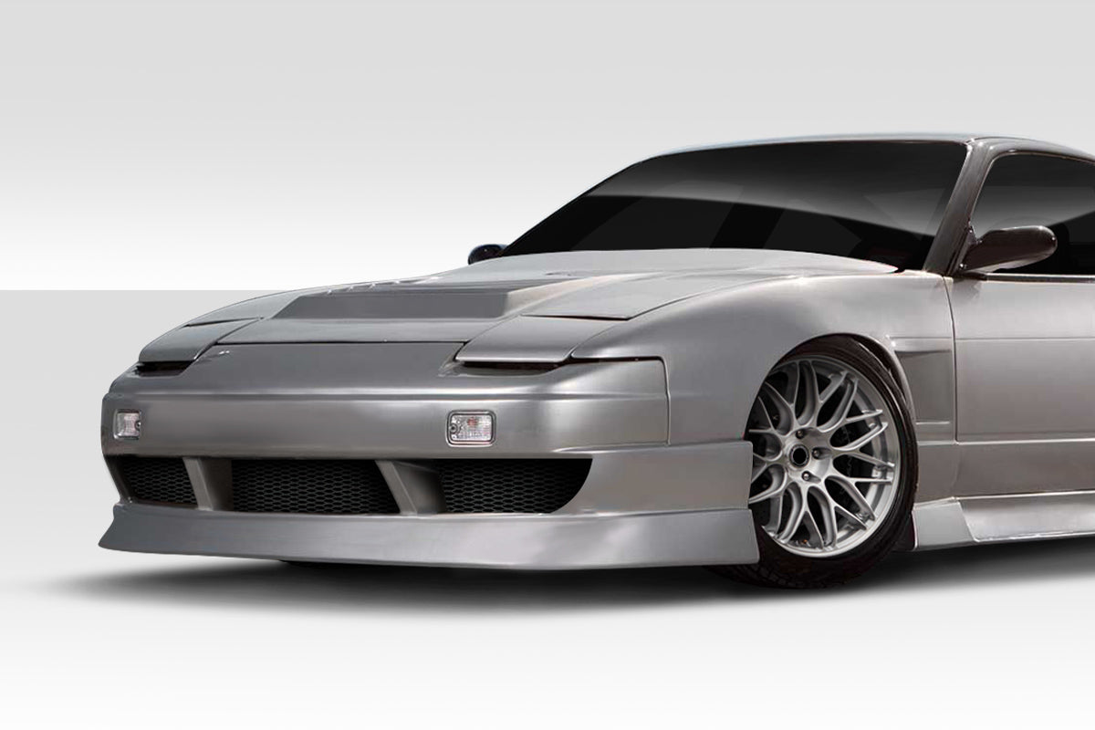 1989-1994 Nissan 240SX S13 Sleek Style Front Bumper - FRP