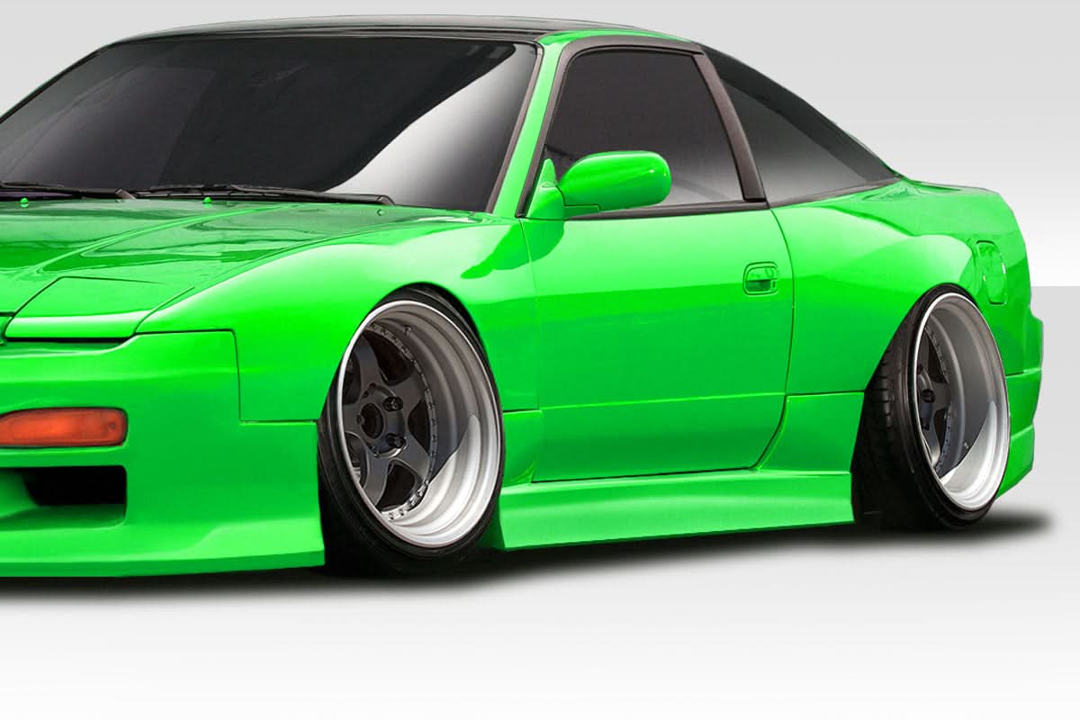 1989-1994 Nissan 240SX S13 Sleek Style Side Skirts - 2 Piece - FRP