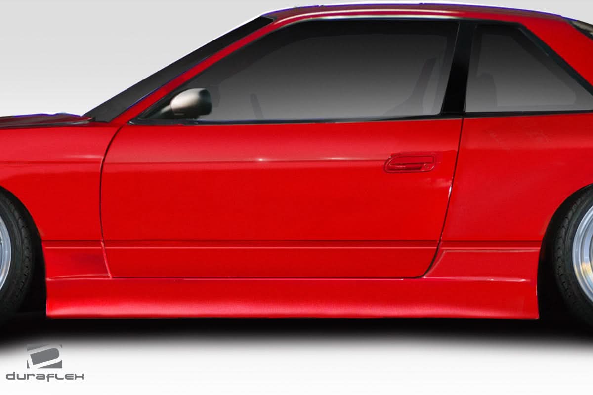1989-1994 Nissan 240SX S13 Sleek Style Side Skirts - 2 Piece - FRP