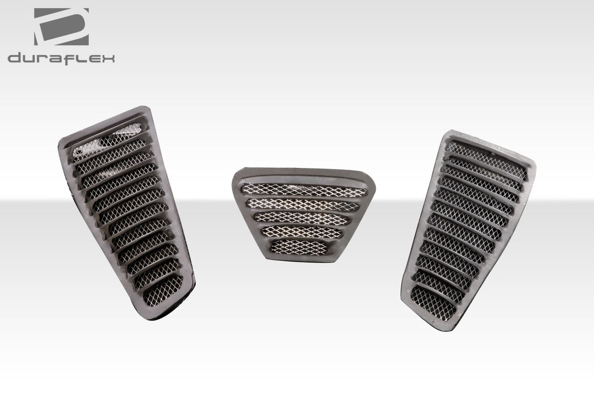 Universal Duraflex Trackstar 3 Hood Vents - 3 Piece