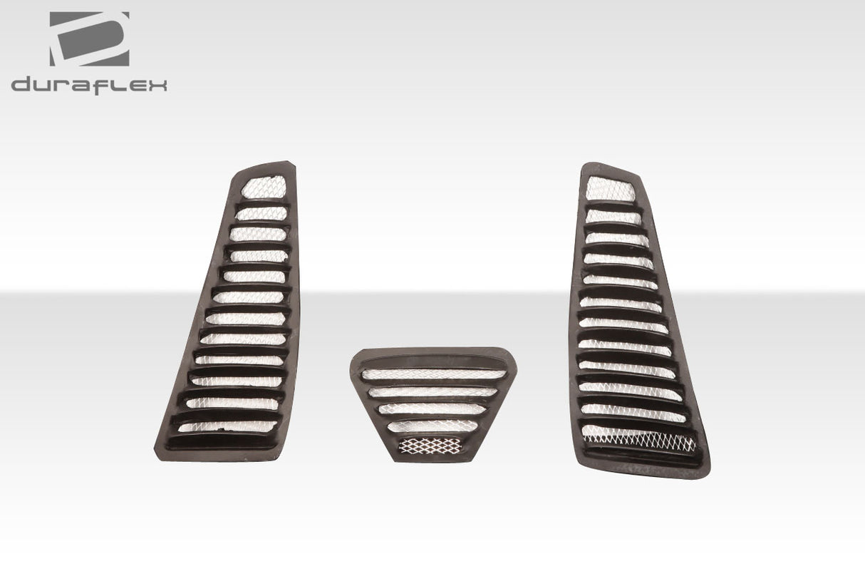 Universal Duraflex Trackstar 3 Hood Vents - 3 Piece