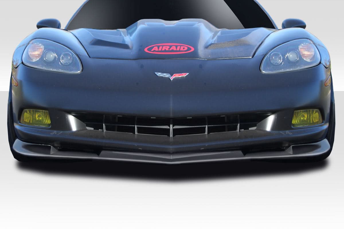 2005-2013 Chevrolet Corvette C6 ZR Style Front Lip Splitter - FRP