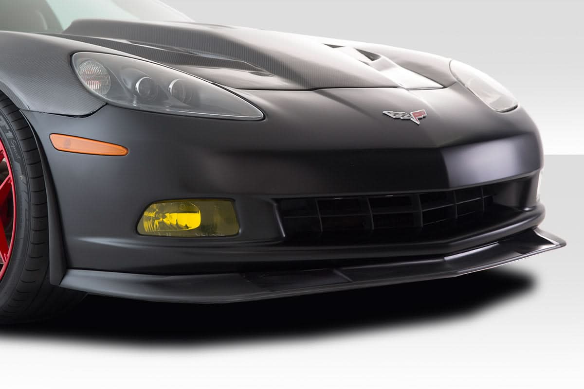2005-2013 Chevrolet Corvette C6 ZR Style Front Lip Splitter - FRP