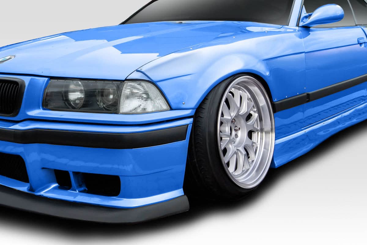 1992-1998 BMW 3 Series M3 C Spec Style Front Fender Flares - FRP