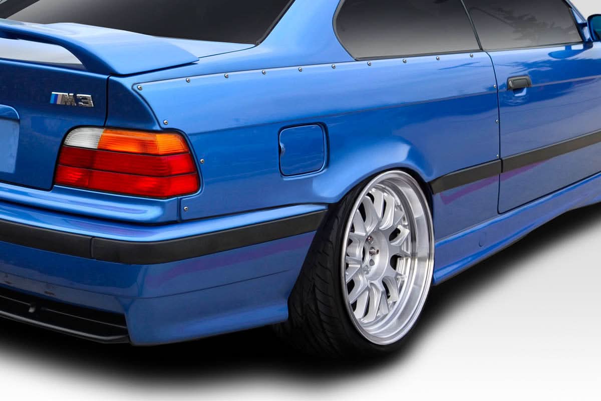 1992-1998 BMW 3 Series M3 E36 C Spec Style Rear Fender Flares - FRP