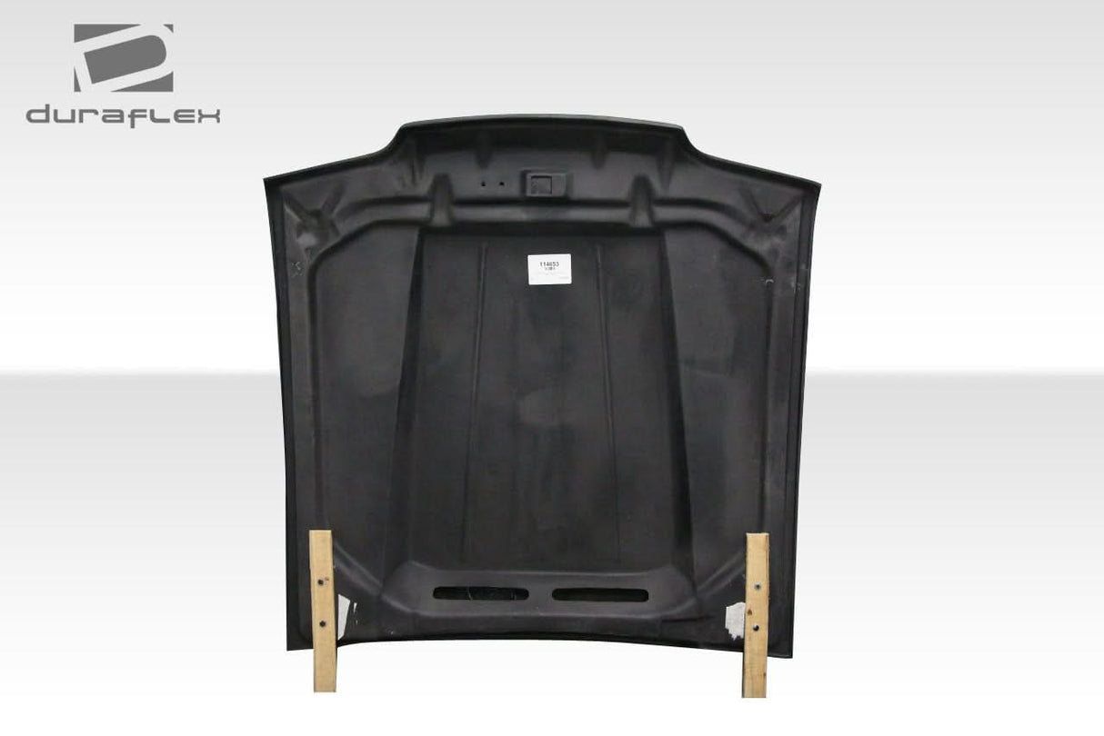 1987-1993 Ford Mustang 4 Inch Cowl Hood - 1 Piece - FRP