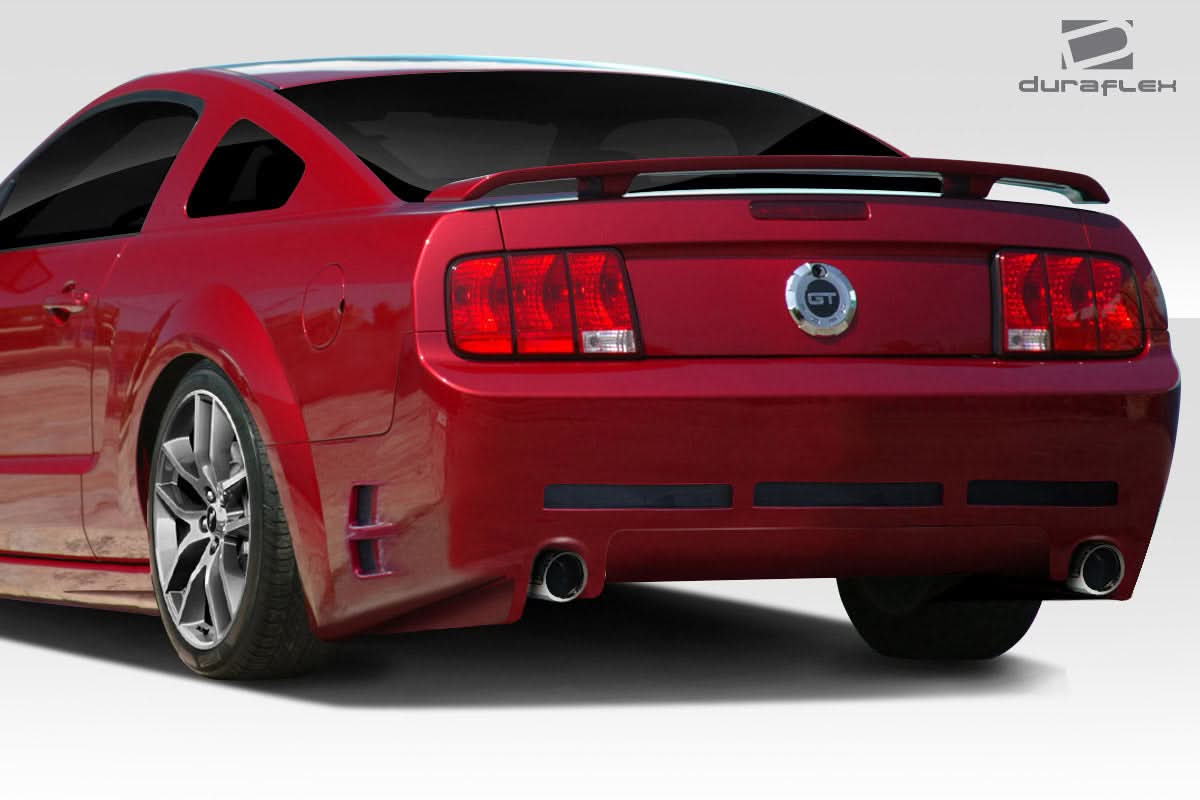 2005-2009 Ford Mustang Blits Style Rear Bumper - 1 Piece - FRP