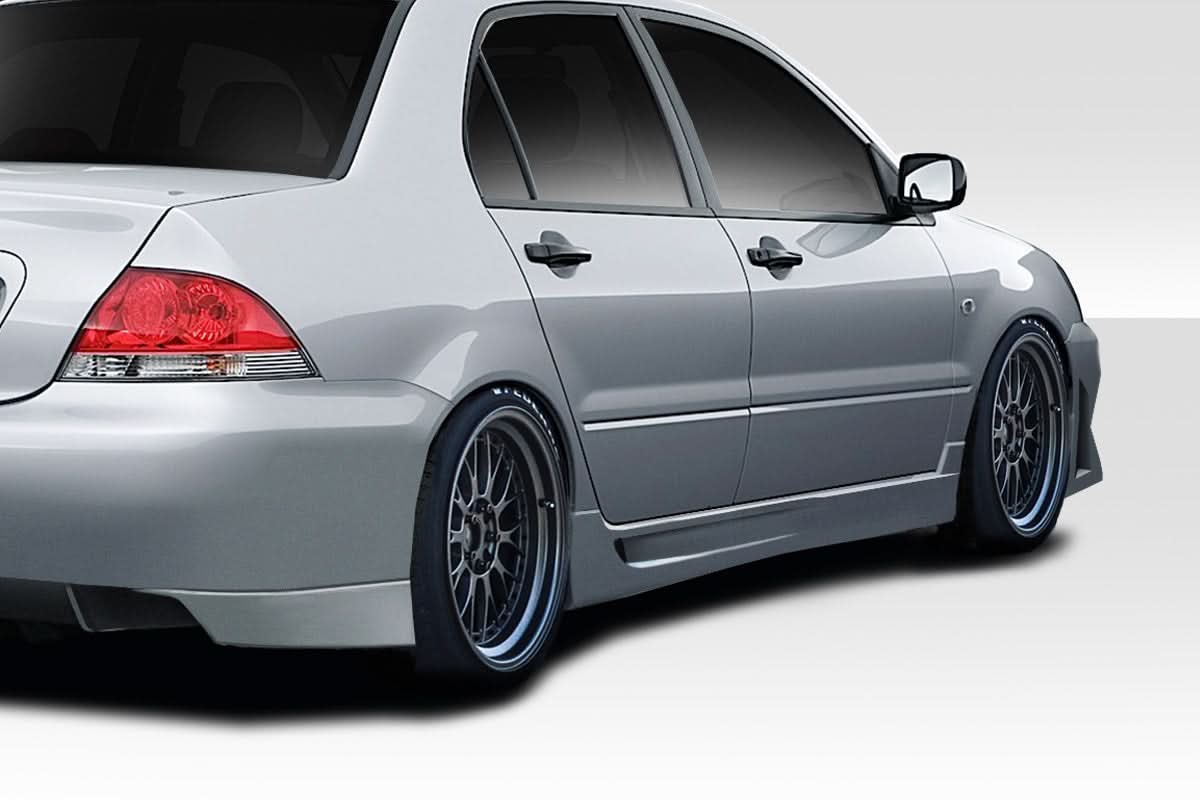 2002-2007 Mitsubishi Lancer Trackstar Style Side Skirts - FRP