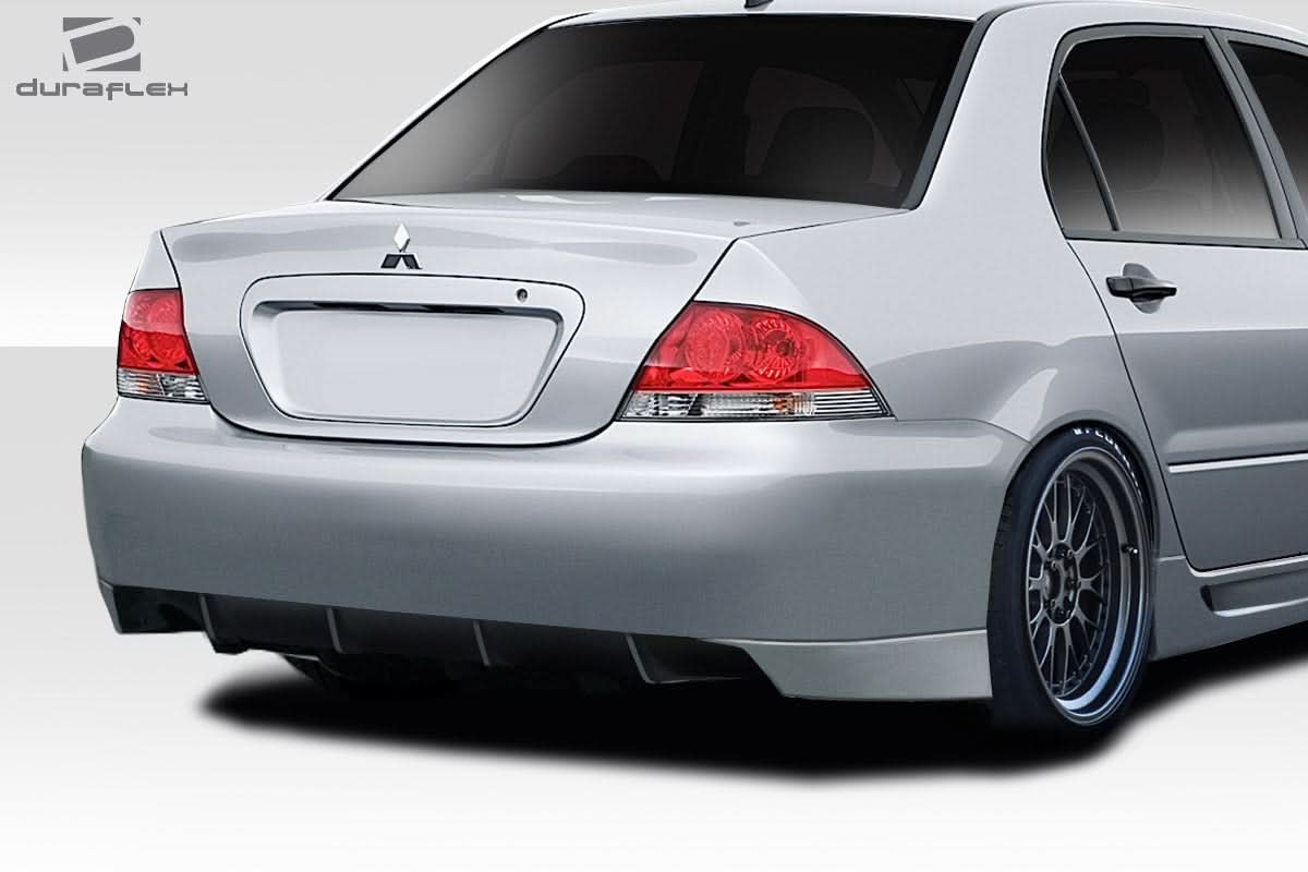 2004-2007 Mitsubishi Lancer Trackstar Style Rear Bumper - FRP