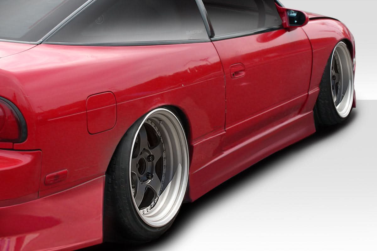 1989-1994 Nissan 240SX S13 Bloodsport Style Side Skirts - FRP