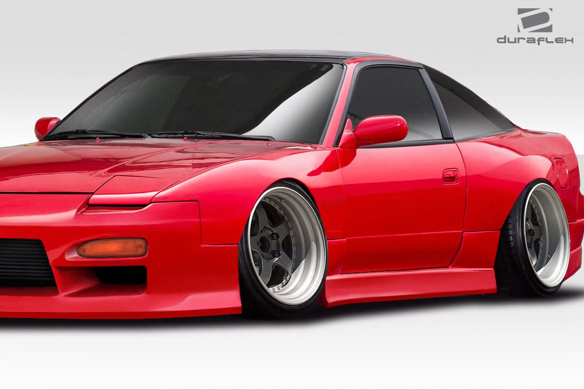1989-1994 Nissan 240SX S13 Bloodsport Style Side Skirts - FRP