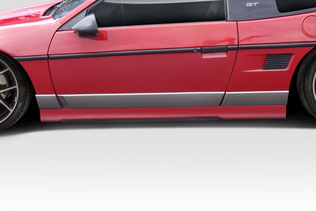 1984-1988 Pontiac Fiero GP-1 Style Side Skirts - 2 Piece - FRP