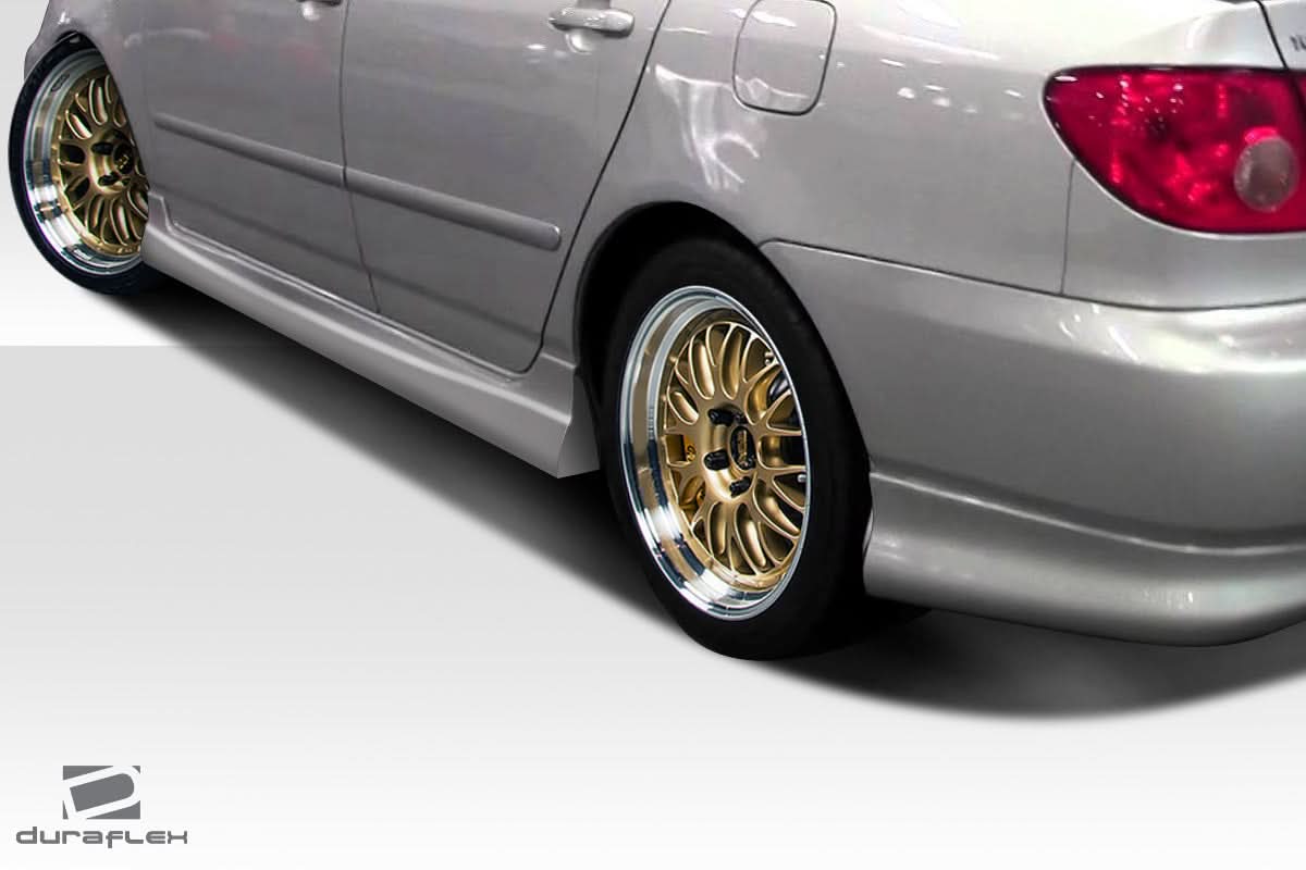 2003-2008 Toyota Corolla Target Style Side Skirts - 2 Piece - FRP