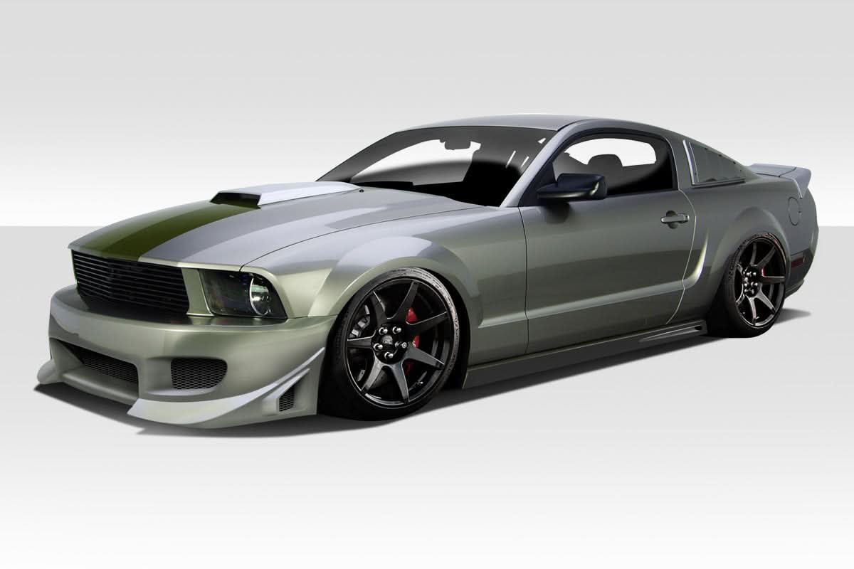 2005-2009 Ford Mustang Blits Style Body Kit - 4 Piece - FRP