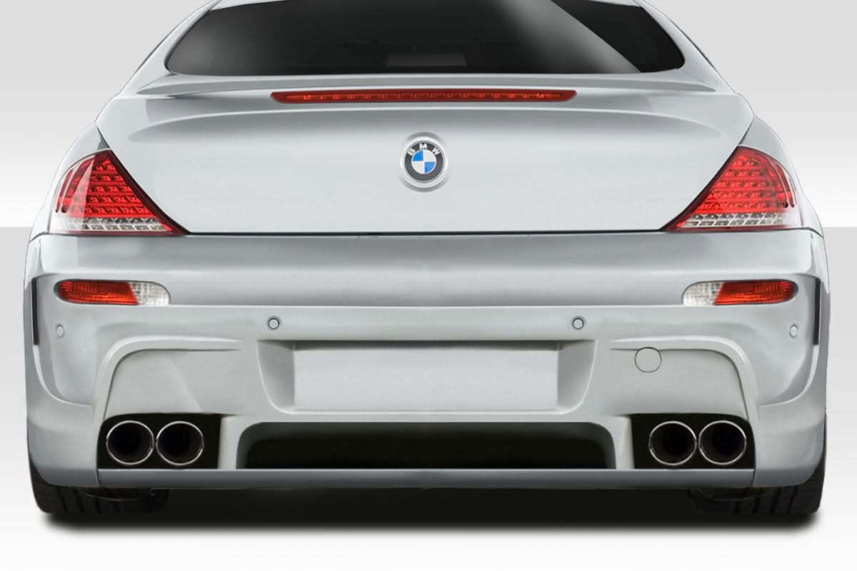 2004-2010 BMW 6 Series E63 E64 LMS Style Rear Bumper Cover - FRP