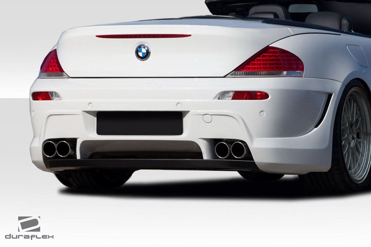 2004-2010 BMW 6 Series E63 E64 LMS Style Rear Bumper Cover - FRP