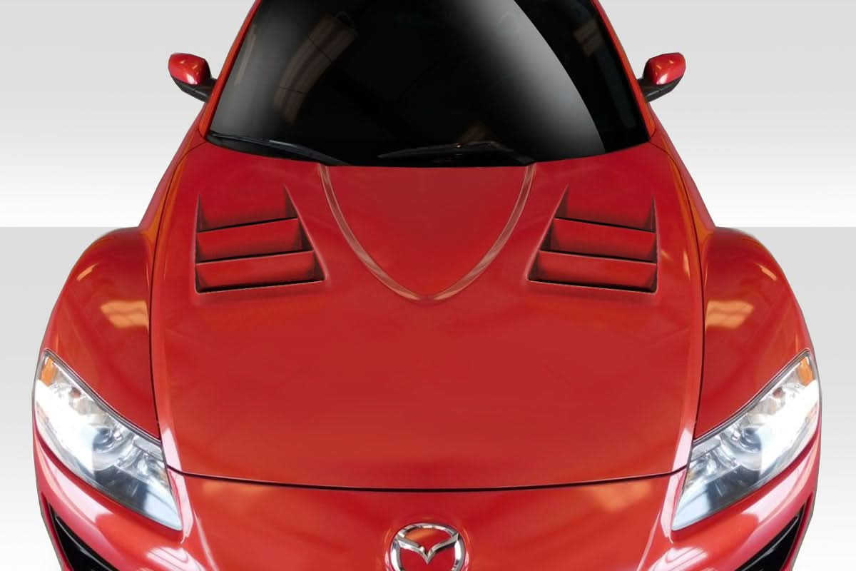 2004-2008 Mazda RX-8 Vader Style Hood - 1 Piece - FRP