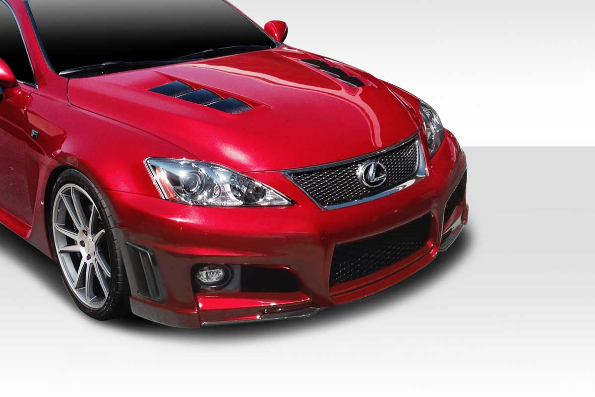 2008-2014 Lexus IS-F W-1 Style Front Bumper Cover - FRP