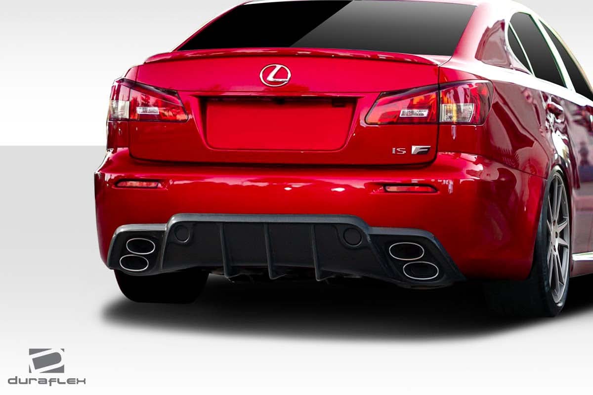 2008-2014 Lexus IS-F W-1 Style Rear Bumper - 1 Piece - FRP