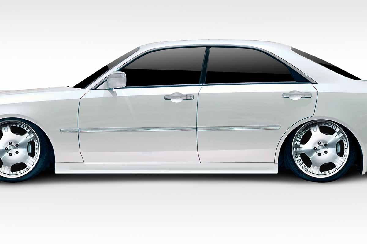 2003-2004 Infiniti M45 A-Tech Style Side Skirts - FRP