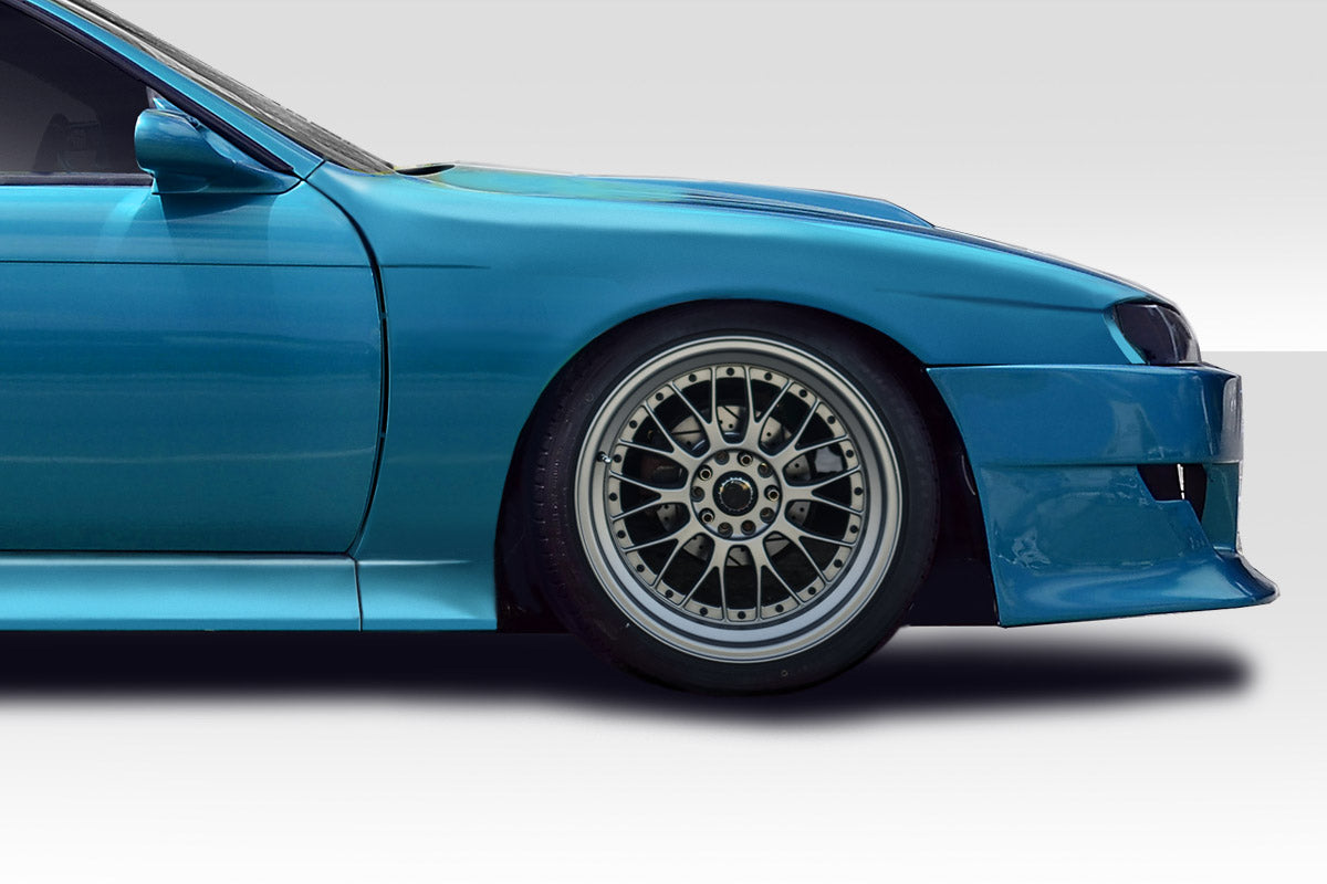 1997-1998 Nissan 240SX S14 B Sport Wide Body Front Fender Flares - FRP