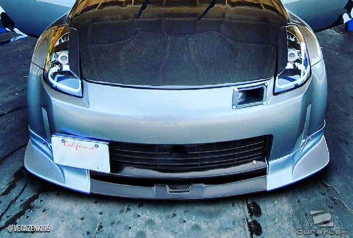 2003-2005 Nissan 350Z C-1 Style Front Lip Under Spoiler - FRP