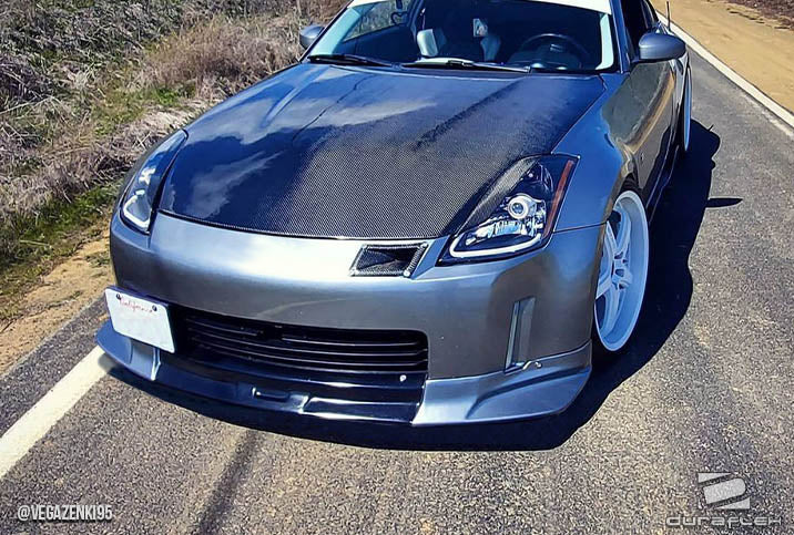 2003-2005 Nissan 350Z C-1 Style Front Lip Under Spoiler - FRP