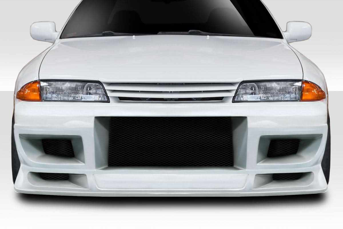 1989-1994 Nissan Skyline R32 Demon V2 Style Front Bumper Cover - FRP