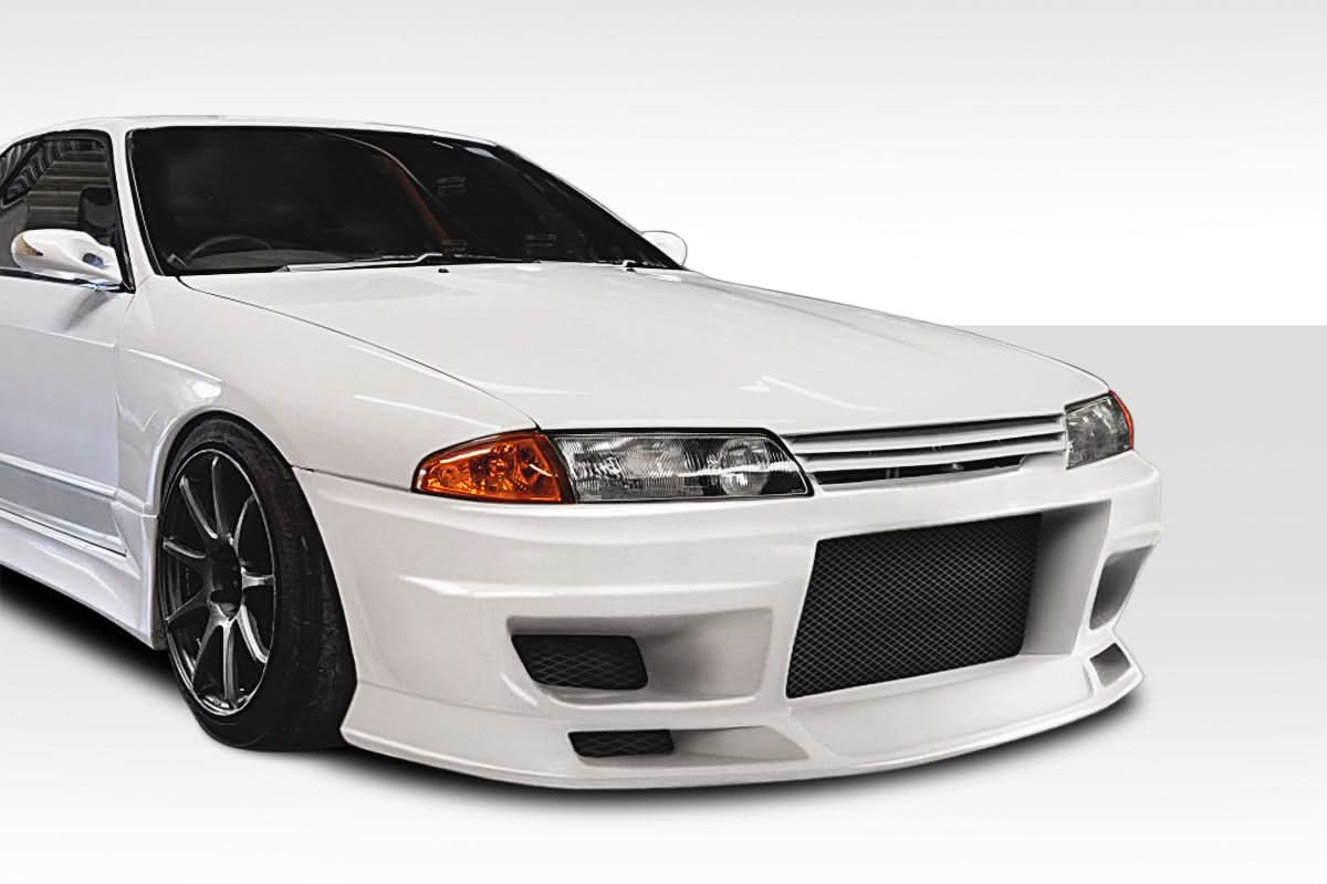 1989-1994 Nissan Skyline R32 Demon V2 Style Front Bumper Cover - FRP