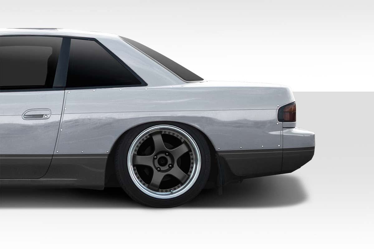 1989-1994 Nissan 240SX S13 D-Sport Style Rear Fender Flares - FRP