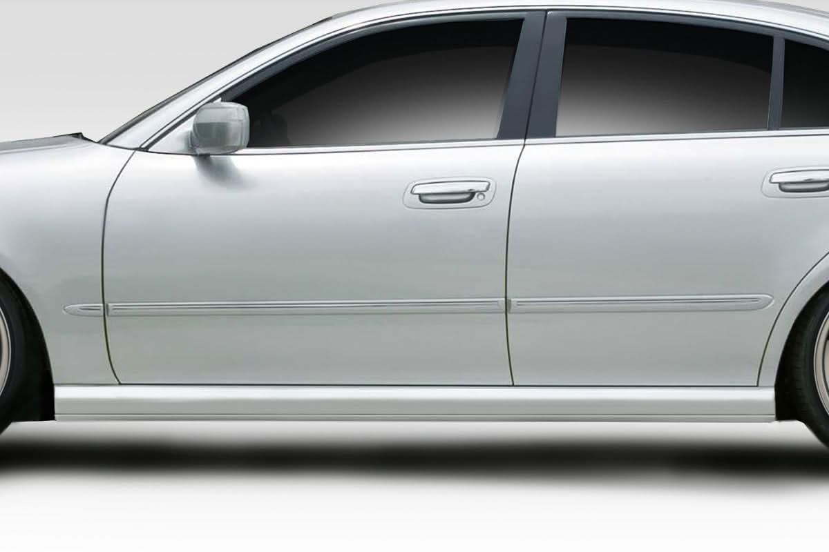 2002-2006 Infiniti Q45 J-Design Style Side Skirts - 2 Piece - FRP