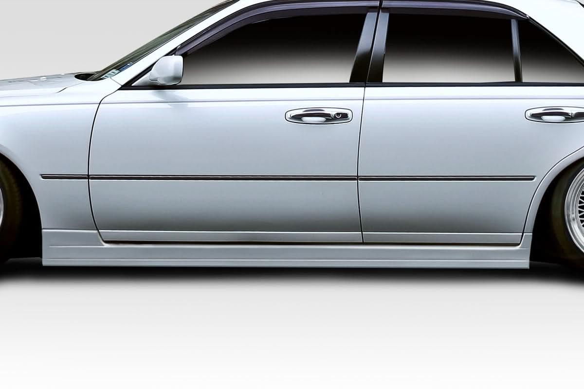 1997-2001 Infiniti Q45 J Design Style Side Skirts - 2 Piece - FRP
