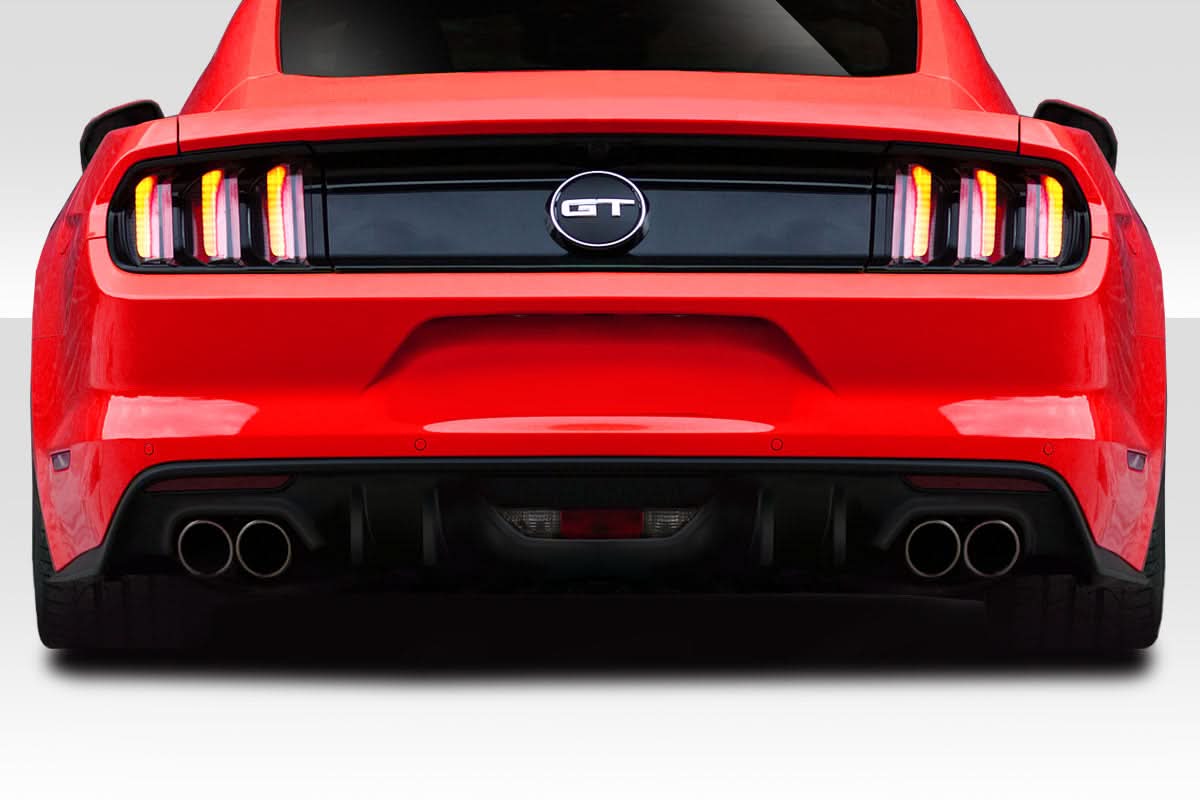 2015-2017 Ford Mustang KT Style Rear Diffuser - FRP