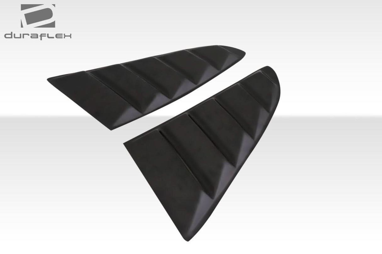 2015-2023 Ford Mustang KT Style Window Scoops - 2 Piece - FRP