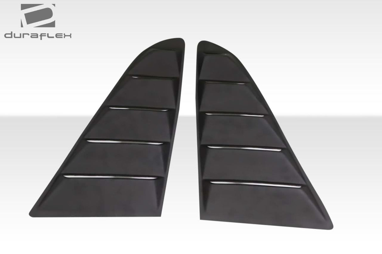 2015-2023 Ford Mustang KT Style Window Scoops - 2 Piece - FRP